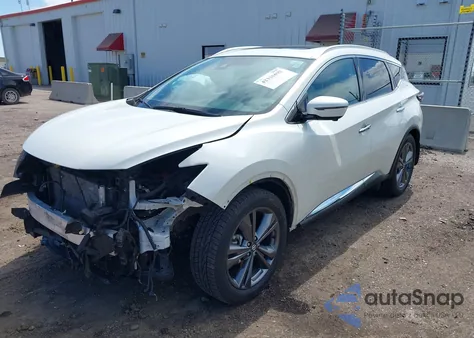 2021 Nissan Murano Platinum Intelligent Awd from USA, damaged, VIN 5N1AZ2DSXMC113150